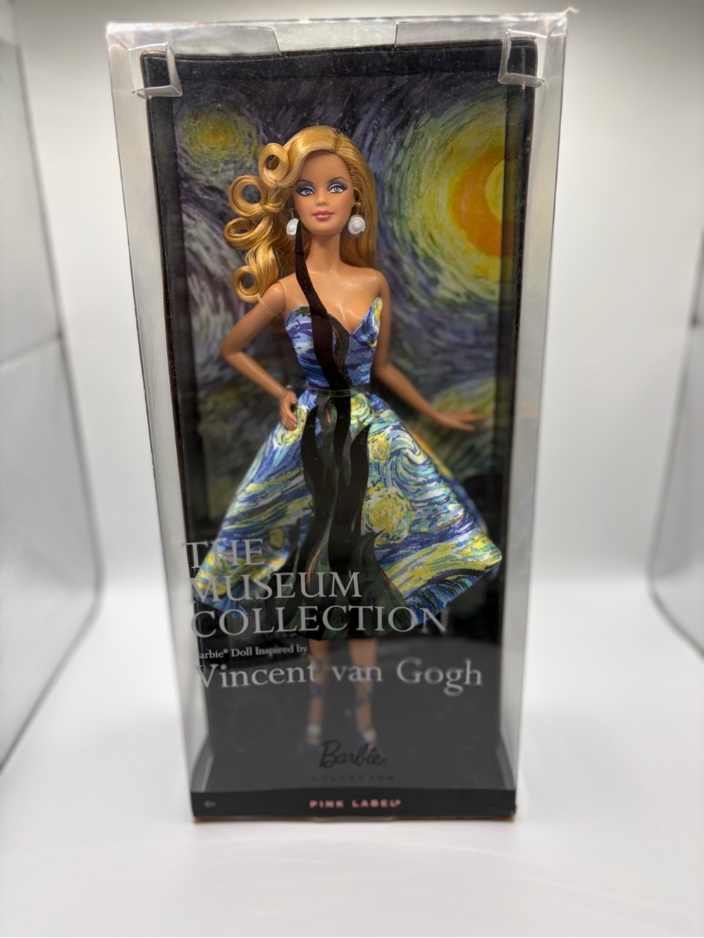 NIB Barbie the museum collection Vincent van Gogh pink label